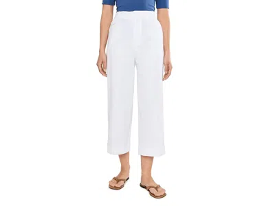 Ralph Lauren Petite Double-faced Stretch Cotton Cropped Pants Women's Clothing White: 0p 23