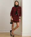 Ralph Lauren Petite Pencil Mini Skirt In Red