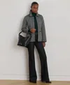 Ralph Lauren Petite Quilted Velboa Lined Coat