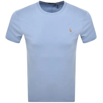 Ralph Lauren Pima Crew Neck T Shirt Blue