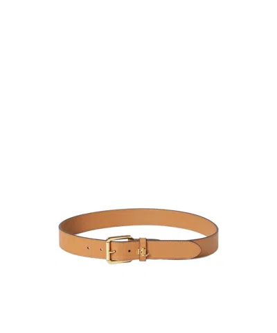 Ralph Lauren Pin Buckle Belt In Brown