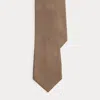 Ralph Lauren Pin Dot Cashmere-silk Tie In Brown