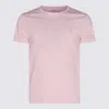 Ralph Lauren Logo Crew Neck T-shirt In Bath Pink/c7172