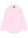 Ralph Lauren Button-down Collar Long Sleeve Tailored Shirt In Pink