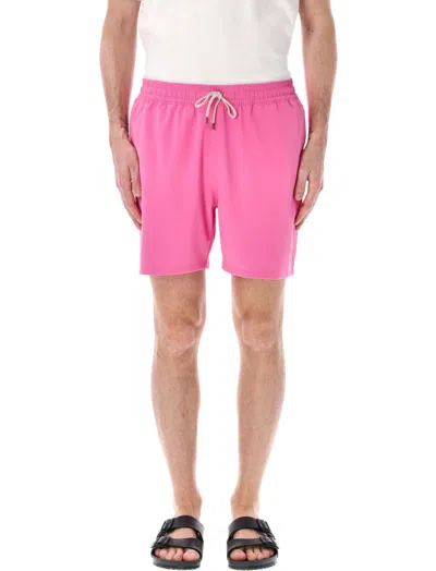 Ralph Lauren Pink Polo Pony-embroidered Swim Shorts
