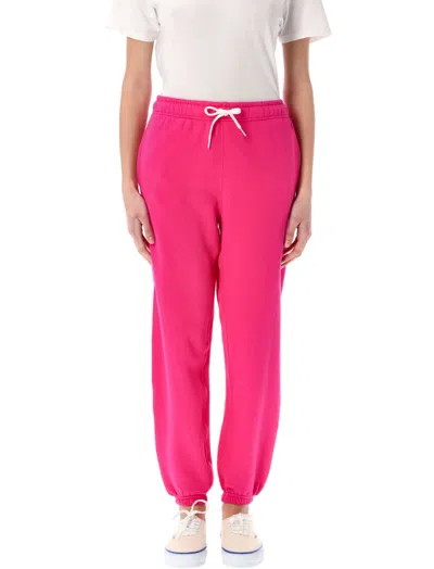 Ralph Lauren Pink Pony-embroidered Trousers