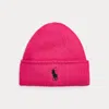 Polo Ralph Lauren Pink Pony Merino Wool Beanie