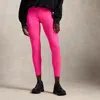 Polo Ralph Lauren Pink Pony Performance Legging In Blaze Fuchsia