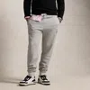 Polo Ralph Lauren Pink Pony Sweatpant In Dark Vintage Heather