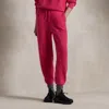 Polo Ralph Lauren Pink Pony Washable Cashmere Pant In Wild Raspberry
