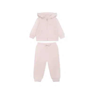 Ralph Lauren Pink Suit For Baby Girl With Horse
