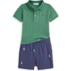 Ralph Lauren Mesh Polo Shirt & Short Set