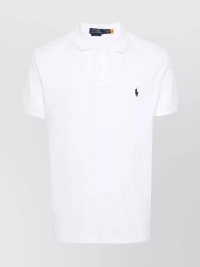 POLO RALPH LAUREN PIQUÉ COTTON POLO COLLAR T-SHIRT