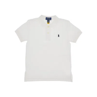 Ralph Lauren Piquet Polo Shirt With Logo Embroidery Kids