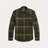 Ralph Lauren Plaid Cashmere Twill Shirt In Multi
