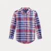 Polo Ralph Lauren Kids' Plaid Cotton Poplin Shirt In Multi