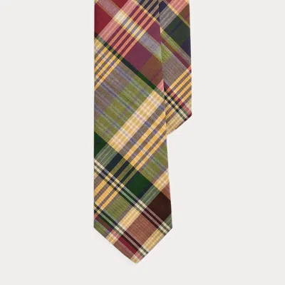 Ralph Lauren Plaid Cotton Tie