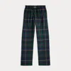 Ralph Lauren Plaid Flannel Pajama Pant In Multi