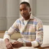 Ralph Lauren Plaid Linen Shirt In Multi
