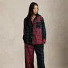 Ralph Lauren Plaid Long-sleeve Pajama Set In Multi