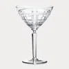 Polo Ralph Lauren Plaid Martini Glass In Burgundy