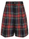 Polo Ralph Lauren Checked Pleated Shorts In Red Tartan Multi