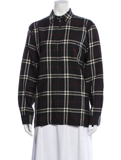 Pre-owned Ralph Lauren Plaid Print Jacket In Multi