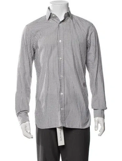 Pre-owned Ralph Lauren Plaid Print Long Sleeve Dress Shirt In Multicolor