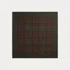 Ralph Lauren Plaid-print Wool Bandanna