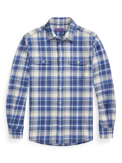 Ralph Lauren Plaid Shirt In Blue