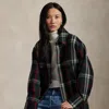 Ralph Lauren Plaid Wool-blend Twill Shirt Jacket In Multi