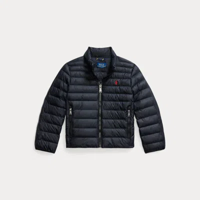 Ralph Lauren P-layer 2 Packable Quilted Jacket In Polo Black In Blue