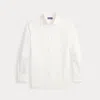 Ralph Lauren Pleated-bib French Cuff Tuxedo Shirt In White