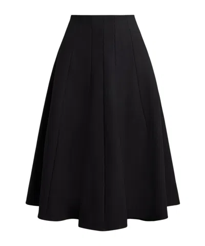 RALPH LAUREN PLEATED MIDI SKIRT