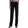 Ralph Lauren Pleated Sable Crepe Pants In Black In Black