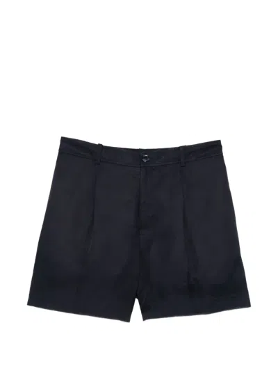 Ralph Lauren Pleated Shorts In Blue