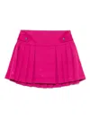 Polo Ralph Lauren Pleated Ponte Skort In Pink