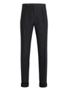 Ralph Lauren Pleated Trousers In Black