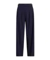 Polo Ralph Lauren Pleated Trousers In Black