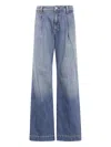 Ralph Lauren Pleated Wide-leg Jeans