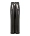 Polo Ralph Lauren Weite Acklie Hose Mit Falten In Black