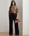 Ralph Lauren Plus Size Paisley Shirt In Multi