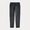 Ralph Lauren Plush Velour Pajama Pant In Blue