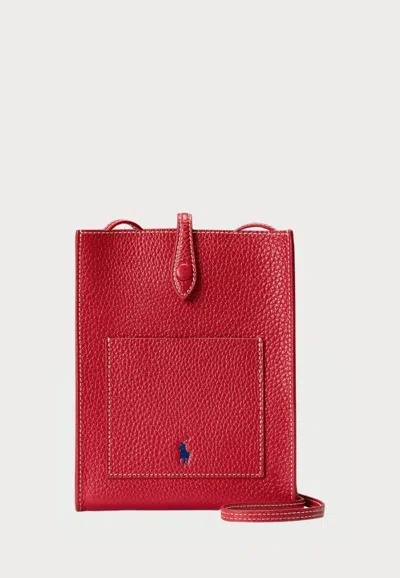 Ralph Lauren Ply Pkt Crsb Tech Case In Red