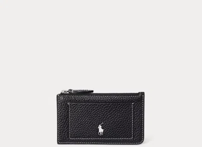 Ralph Lauren Ply Zp Cc Card Case Small In Black