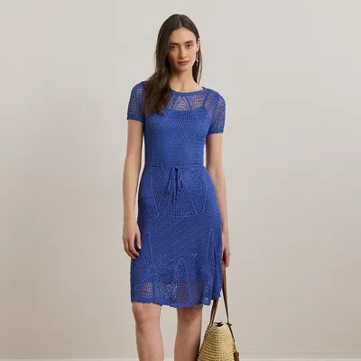 Ralph Lauren Pointelle Short-sleeve Sweater Dress