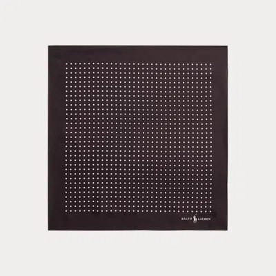 Ralph Lauren Polka-dot Silk Pocket Square In Multi