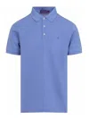 Ralph Lauren Timeless Blue Cotton T-shirt With Classic Polo Design
