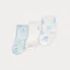 Ralph Lauren Polo Bear Ankle Sock 3-pack In Blue