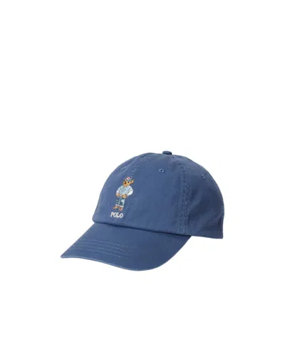 Ralph Lauren Polo Bear Baseball Hat In Blue